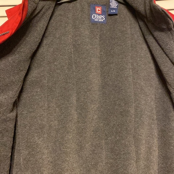 Chaps Zip Vest Polar Fleece Lined Size L - Picture 5 of 6